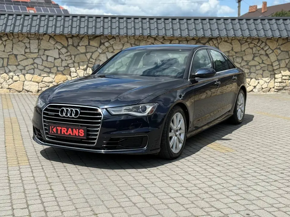 Audi A6 2015 (синий) из парка аренды KTRANS