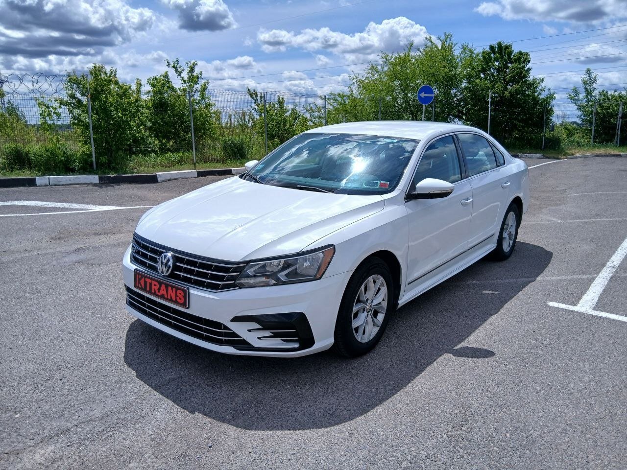 Volkswagen Passat 2016 (white) from the KTRANS rental fleet